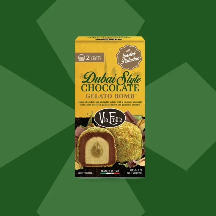 Dubai Style Chocolate Gelato Bomb