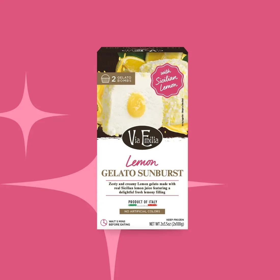Lemon Gelato Bomb