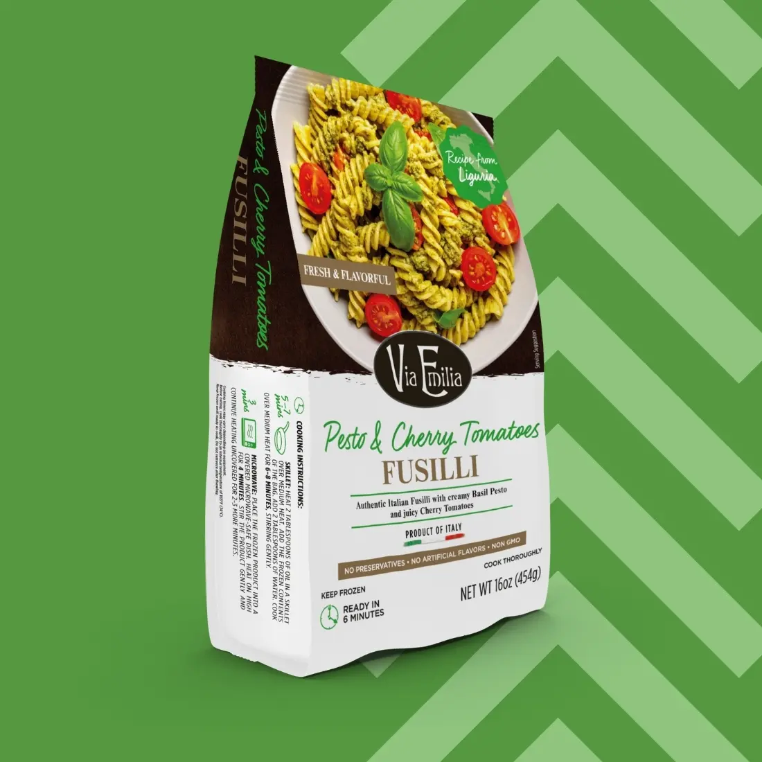 Pesto and Cherry Tomato Rotini