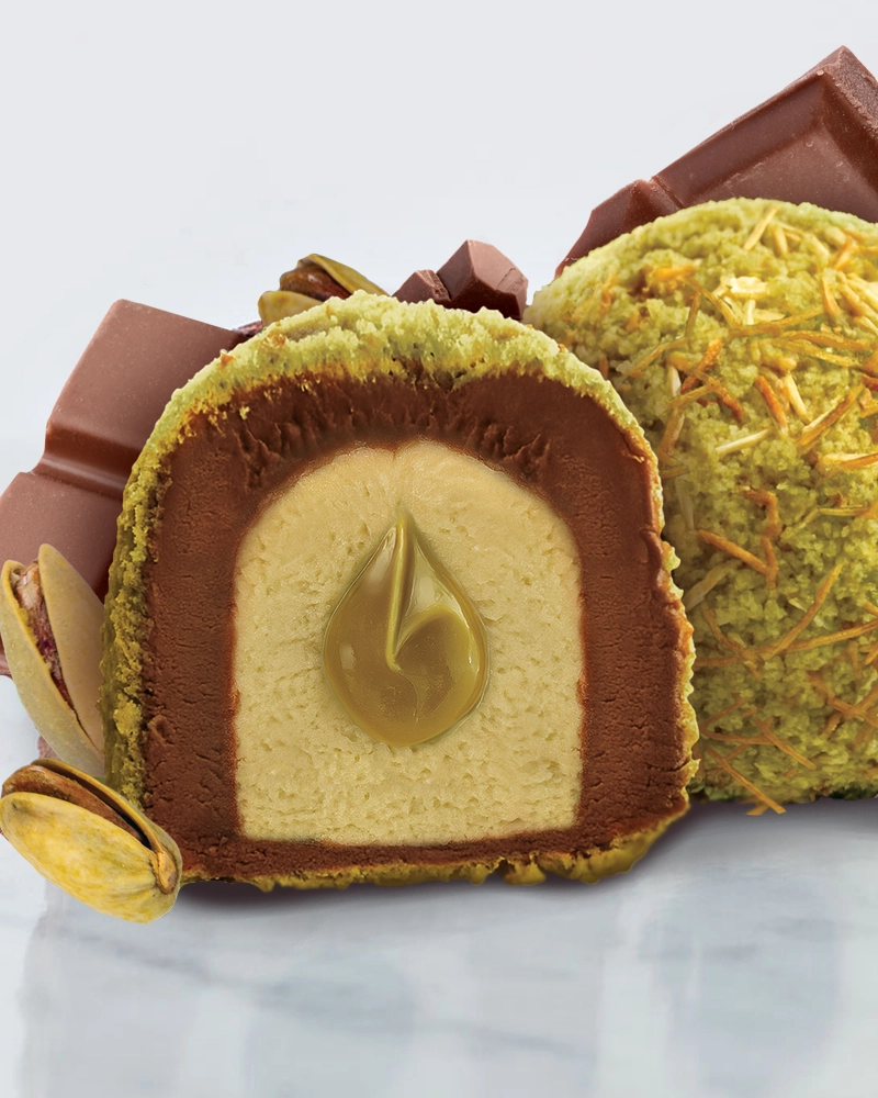 Gelato-Tartufo-Dubai Chocolate