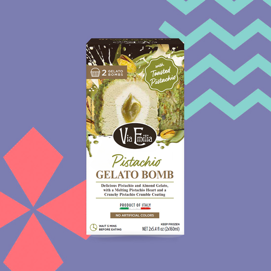 Pistachio Gelato Bomb
